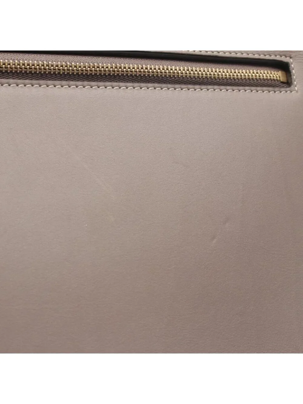 Celine Handbag Trapeze Grey Leather - Picture 9 of 15